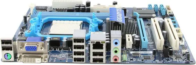 Alt view image 8 of 11 - GIGABYTE GA-MA78LM-S2 AM3/AM2+/AM2 AMD 760G Micro ATX AMD Motherboard