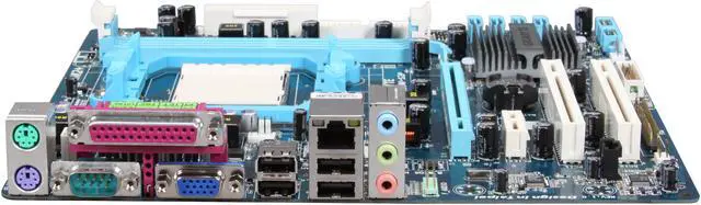 Alt view image 2 of 5 - GIGABYTE GA-M68M-S2P AM3/AM2+/AM2 NVIDIA GeForce 7025/nForce 630a chipset Micro ATX AMD Motherboard