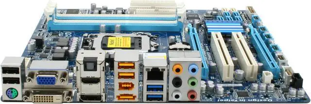 Alt view image 2 of 5 - GIGABYTE GA-H57M-USB3 LGA 1156 Intel H57 HDMI USB 3.0 Micro ATX Intel Motherboard