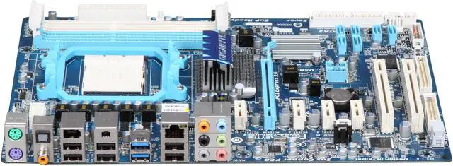 Alt view image 2 of 5 - GIGABYTE GA-770T-USB3 AM3 AMD 770 USB 3.0 ATX AMD Motherboard