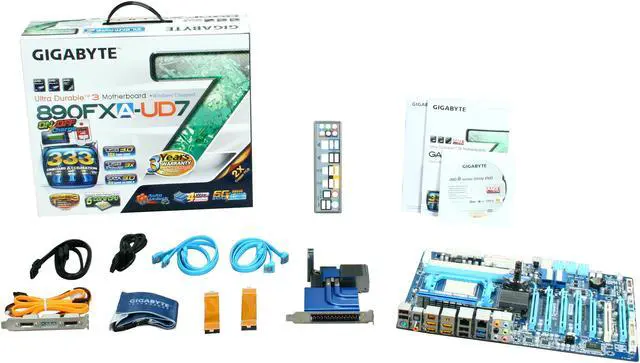 Alt view image 5 of 5 - GIGABYTE GA-890FXA-UD7 AM3 AMD 890FX USB 3.0 XL ATX AMD Motherboard