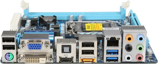 Alt view image 2 of 5 - GIGABYTE GA-H55N-USB3 LGA 1156 Intel H55 HDMI USB 3.0 Mini ITX Intel Motherboard