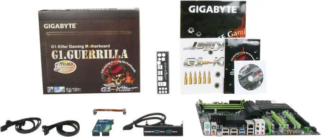 Alt view image 5 of 5 - GIGABYTE G1 Gaming G1.Guerrilla LGA 1366 Intel X58 USB 3.0 ATX Intel Motherboard