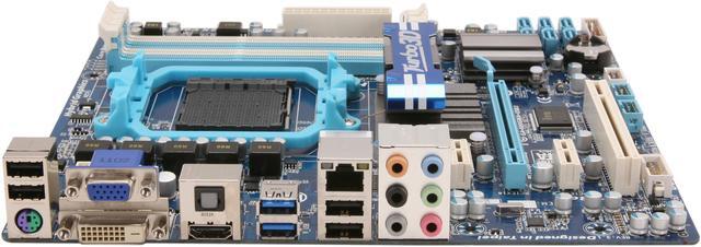Alt view image 2 of 5 - GIGABYTE GA-880GMA-USB3 AM3+ AMD 880G USB 3.0 HDMI Micro ATX AMD Motherboard
