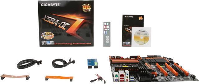 Alt view image 5 of 5 - GIGABYTE GA-X58A-OC LGA 1366 Intel X58 USB 3.0 ATX Intel Motherboard