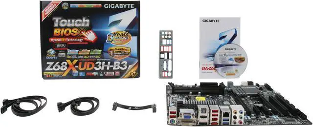 Alt view image 5 of 5 - GIGABYTE GA-Z68X-UD3H-B3 LGA 1155 Intel Z68 HDMI USB 3.0 ATX Intel Motherboard