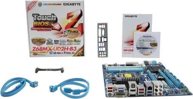 Alt view image 5 of 5 - GIGABYTE GA-Z68MX-UD2H-B3 LGA 1155 Intel Z68 HDMI USB 3.0 Micro ATX Intel Motherboard