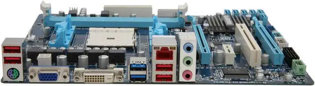 Alt view image 2 of 5 - GIGABYTE GA-A75M-S2V FM1 AMD A75 (Hudson D3) USB 3.0 Micro ATX AMD Motherboard