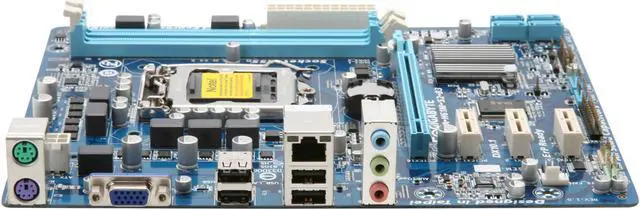 Alt view image 2 of 5 - GIGABYTE GA-H61M-S2-B3 LGA 1155 Intel H61 Micro ATX Intel Motherboard