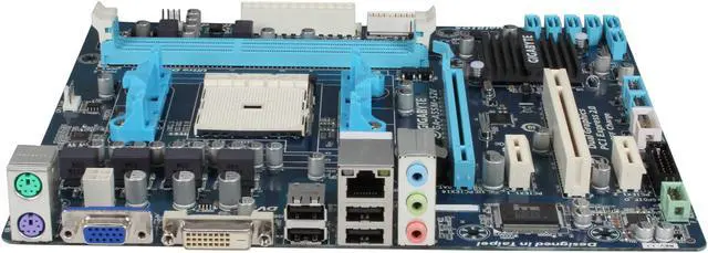 Alt view image 2 of 5 - GIGABYTE GA-A55M-S2V FM1 AMD A55 (Hudson D2) Micro ATX AMD Motherboard