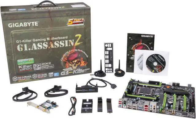Alt view image 5 of 5 - GIGABYTE G1.ASSASSIN2 LGA 2011 Intel X79 USB 3.0 Extended ATX Intel Motherboard