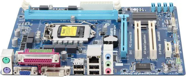 Alt view image 2 of 5 - GIGABYTE GA-H61M-S2PV(R2.0) LGA 1155 Intel H61 Micro ATX Intel Motherboard