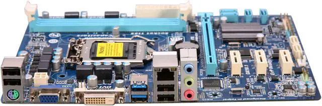 Alt view image 2 of 5 - GIGABYTE GA-H61MA-D3V LGA 1155 Intel H61 USB 3.0 Micro ATX Intel Motherboard