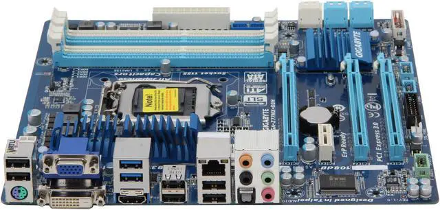 Alt view image 2 of 5 - GIGABYTE GA-Z77MX-D3H LGA 1155 Intel Z77 HDMI USB 3.0 Micro ATX Intel Motherboard