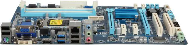 Alt view image 2 of 5 - GIGABYTE GA-Z77-DS3H LGA 1155 Intel Z77 HDMI USB 3.0 ATX Intel Motherboard