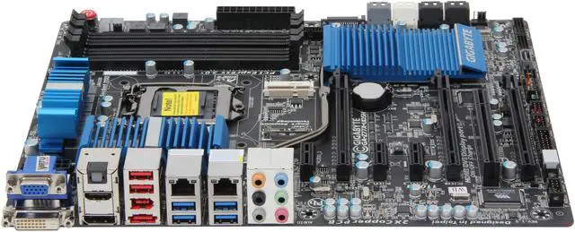 Alt view image 2 of 5 - GIGABYTE GA-Z77X-UD5H-WB LGA 1155 Intel Z77 HDMI USB 3.0 ATX Intel Motherboard
