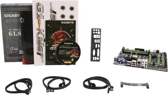 Alt view image 6 of 6 - GIGABYTE G1 Gaming G1.Sniper M3 LGA 1155 Intel Z77 HDMI USB 3.0 Micro ATX Intel Motherboard