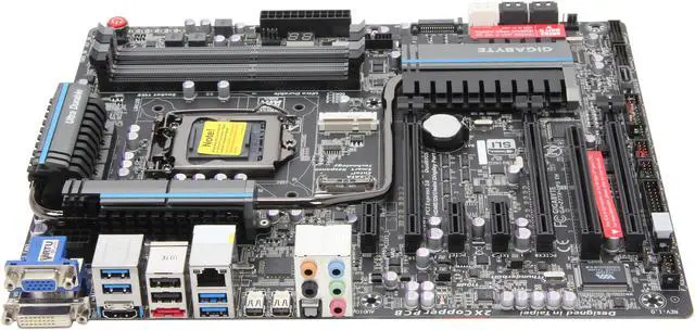 Alt view image 2 of 5 - GIGABYTE GA-Z77X-UP5 TH LGA 1155 Intel Z77 HDMI USB 3.0 ATX Intel Motherboard with Dual Thunderbolt
