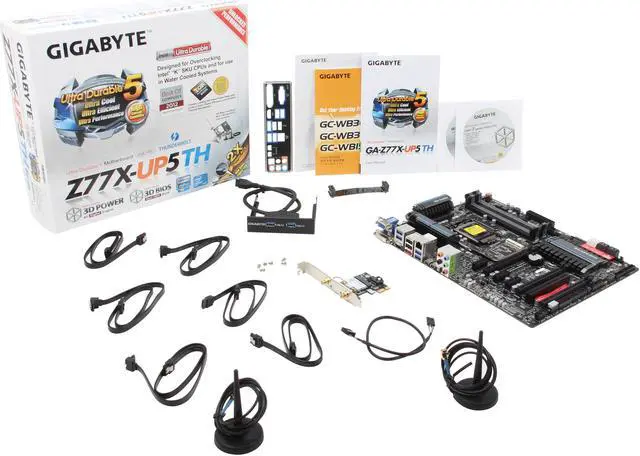 Alt view image 5 of 5 - GIGABYTE GA-Z77X-UP5 TH LGA 1155 Intel Z77 HDMI USB 3.0 ATX Intel Motherboard with Dual Thunderbolt