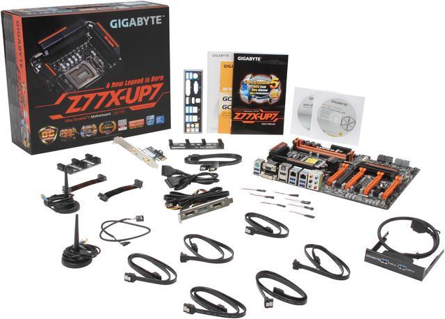 Alt view image 5 of 5 - GIGABYTE GA-Z77X-UP7 LGA 1155 Intel Z77 HDMI USB 3.0 Extended ATX Intel Motherboard