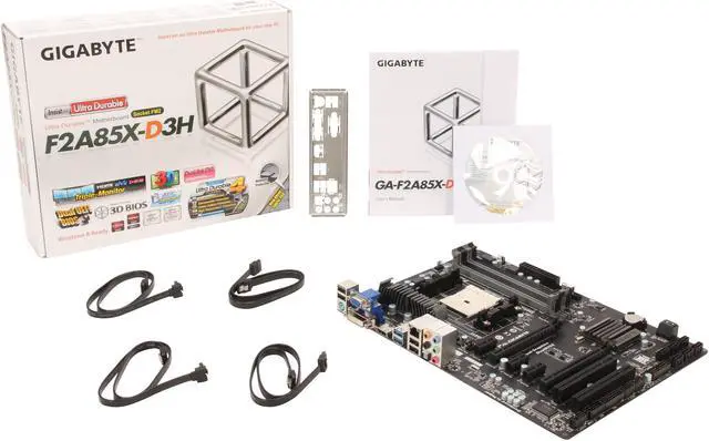 Alt view image 4 of 5 - GIGABYTE GA-F2A85X-D3H FM2 AMD A85X (Hudson D4) USB 3.0 HDMI ATX AMD Motherboard with UEFI BIOS