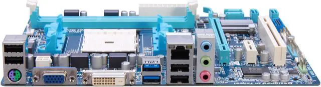 Alt view image 2 of 5 - GIGABYTE GA-A75M-DS2 FM1 AMD A75 (Hudson D3) USB 3.0 Micro ATX AMD Motherboard with UEFI BIOS