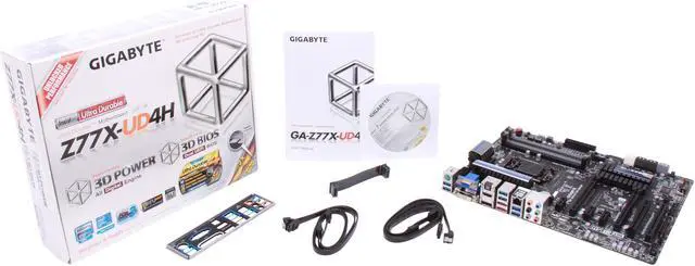 Alt view image 6 of 6 - GIGABYTE GA-Z77X-UD4H LGA 1155 Intel Z77 HDMI USB 3.0 ATX Intel Motherboard with UEFI BIOS