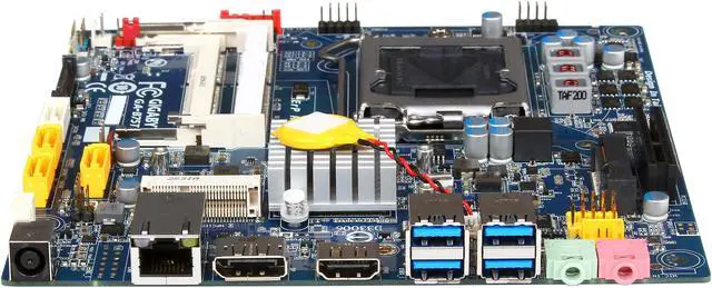 Alt view image 2 of 5 - GIGABYTE GA-B75TN LGA 1155 Intel B75 HDMI USB 3.0 Thin mini-ITX Intel Motherboard