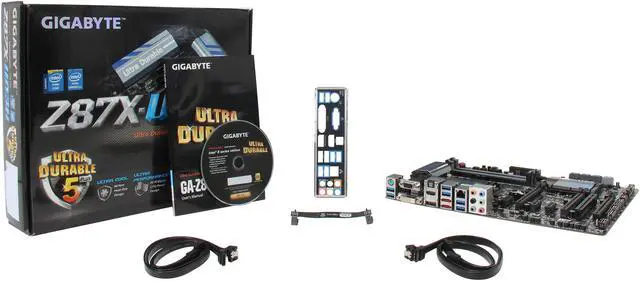 Alt view image 5 of 5 - GIGABYTE GA-Z87X-UD3H LGA 1150 Intel Z87 HDMI USB 3.0 ATX Intel Motherboard with UEFI BIOS