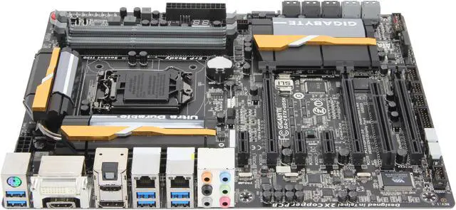Alt view image 2 of 5 - GIGABYTE GA-Z87X-UD5H LGA 1150 Intel Z87 HDMI USB 3.0 ATX Intel Motherboard with UEFI BIOS
