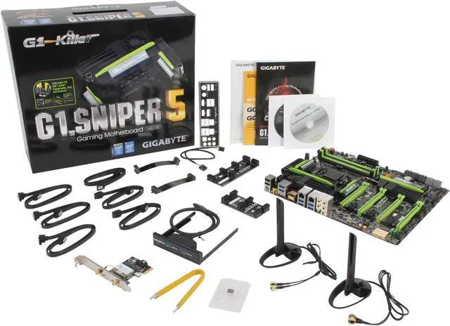 Alt view image 5 of 5 - GIGABYTE G1.Sniper 5 LGA 1150 Intel Z87 HDMI USB 3.0 Extended ATX Intel Motherboard with UEFI BIOS