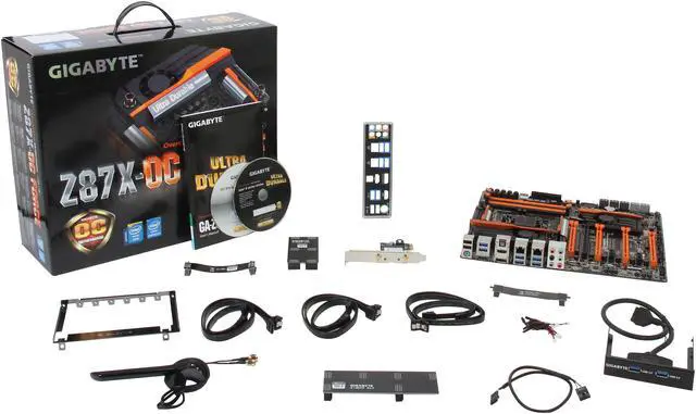 Alt view image 5 of 5 - GIGABYTE GA-Z87X-OC Force LGA 1150 Intel Z87 HDMI USB 3.0 ATX Intel Motherboard with UEFI BIOS