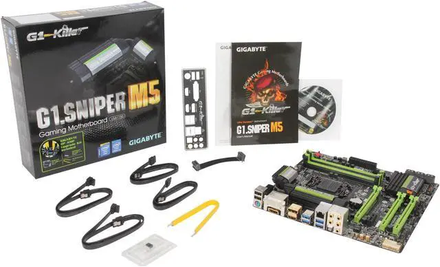 Alt view image 5 of 5 - GIGABYTE GA-G1.Sniper M5 LGA 1150 Intel Z87 Micro ATX Intel Motherboard