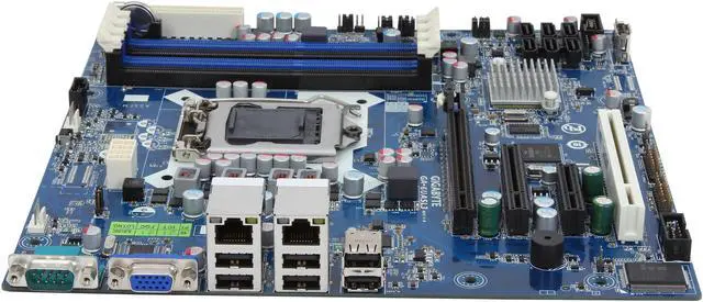 Alt view image 2 of 5 - GIGABYTE 6UASL3 Micro ATX Server Motherboard LGA 1155 Intel C202 DDR3 1600/1333/1066