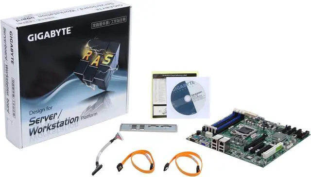 Alt view image 5 of 5 - GIGABYTE 6UASV3 Micro ATX Server Motherboard LGA 1155 Intel C202 (Cougar Point) PCH DDR3 1600/1333/1066