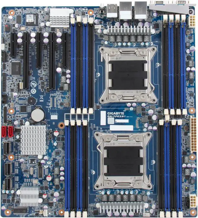 Alt view image 3 of 5 - GIGABYTE 7PESH1 SSI EEB Server Motherboard Dual LGA 2011 Intel C602 DDR3 1600/1333/1066