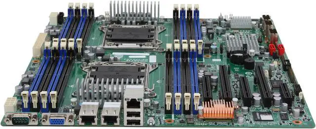Alt view image 2 of 5 - GIGABYTE 7PESH2 SSI EEB Server Motherboard Dual LGA 2011 Intel C602 DDR3 1600/1333/1066