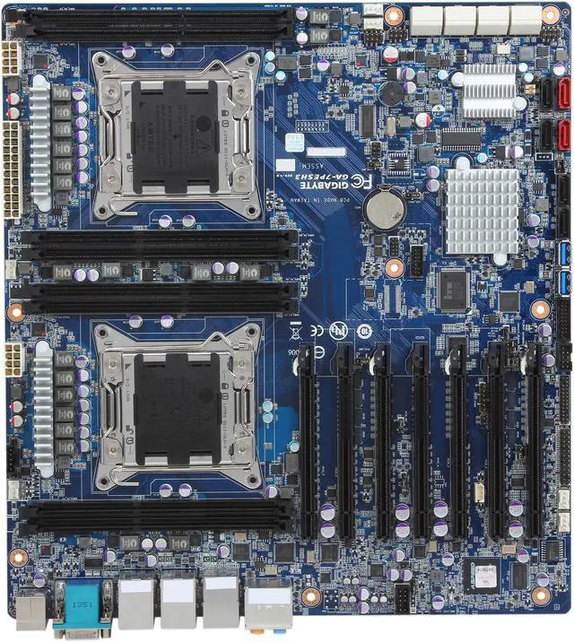 Alt view image 3 of 5 - GIGABYTE 7PESH3 SSI EEB Server Motherboard Dual LGA 2011 Intel C602 DDR3 1600/1333/1066