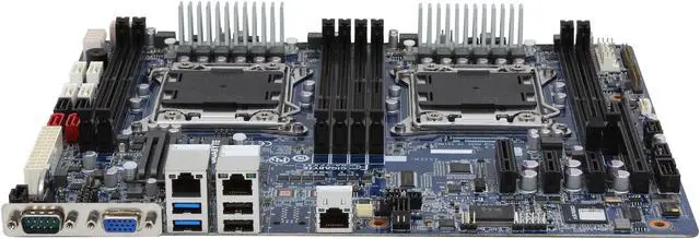 Alt view image 2 of 5 - GIGABYTE 7PXSL ATX Server Motherboard Dual LGA 2011 Intel C602 DDR3 1600/1333/1066
