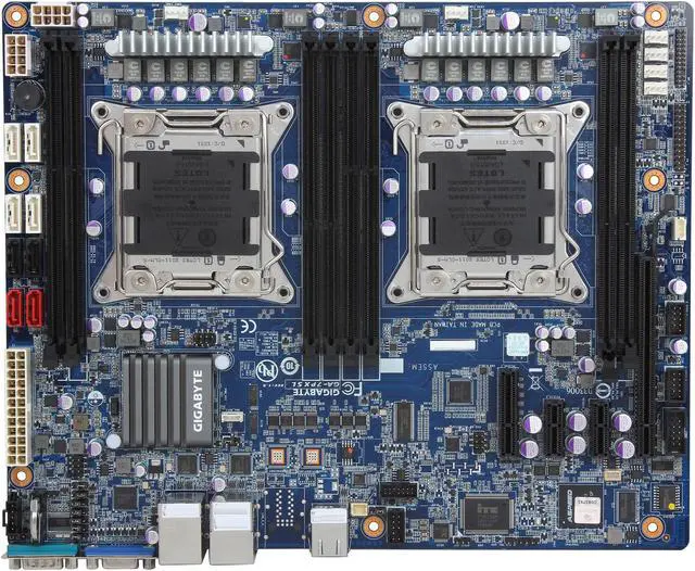 Alt view image 3 of 5 - GIGABYTE 7PXSL ATX Server Motherboard Dual LGA 2011 Intel C602 DDR3 1600/1333/1066