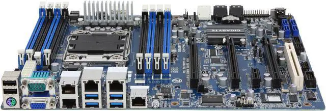 Alt view image 2 of 5 - GIGABYTE 6PXSV4 ATX Server Motherboard LGA 2011 Intel C604 1.35V modules: 1066 / 1333 / (1600) MHz
1.5V modules: 1066 / 1333 / 1600 / (1866) MHz