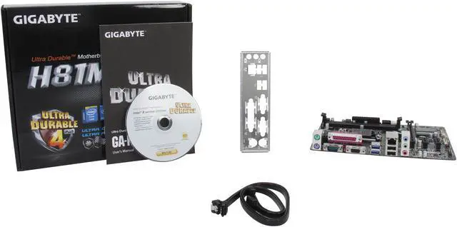 Alt view image 5 of 5 - GIGABYTE GA-H81M-DS2 LGA 1150 Intel H81 USB 3.0 Micro ATX Intel Motherboard