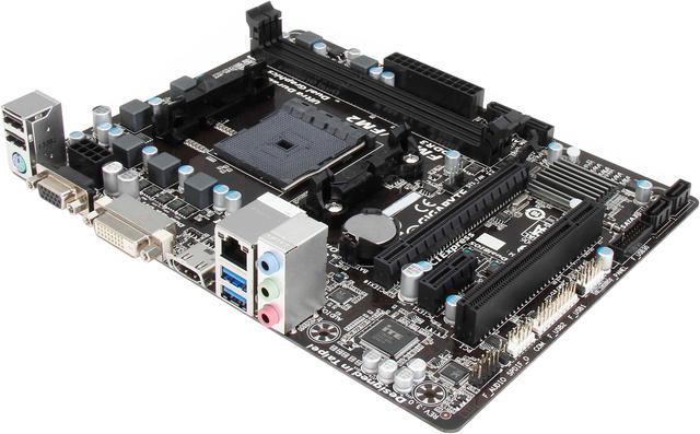 Main image of GIGABYTE GA-F2A75M-HD2 (rev. 3.0) FM2+ AMD A75 (Hudson D3) USB 3.0 HDMI Micro ATX AMD Motherboard