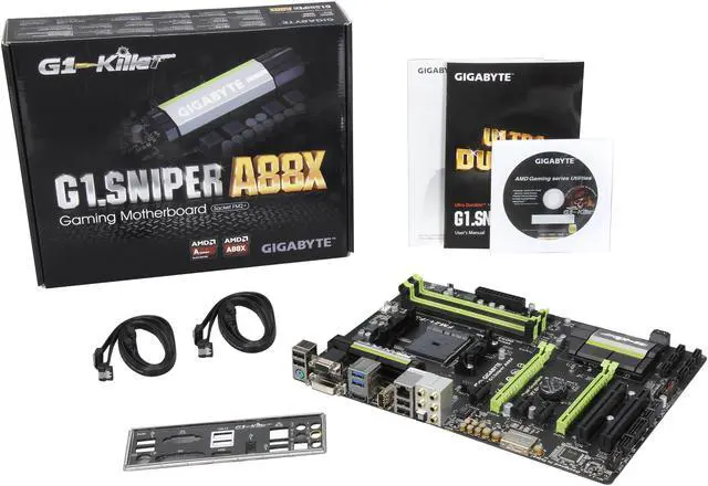 Alt view image 5 of 5 - GIGABYTE GA-G1.Sniper A88X FM2+ / FM2 AMD A88X (Bolton D4) USB 3.0 HDMI ATX AMD Motherboard