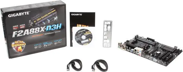 Alt view image 5 of 5 - GIGABYTE GA-F2A88X-D3H FM2+ / FM2 AMD A88X (Bolton D4) USB 3.0 HDMI ATX AMD Motherboard