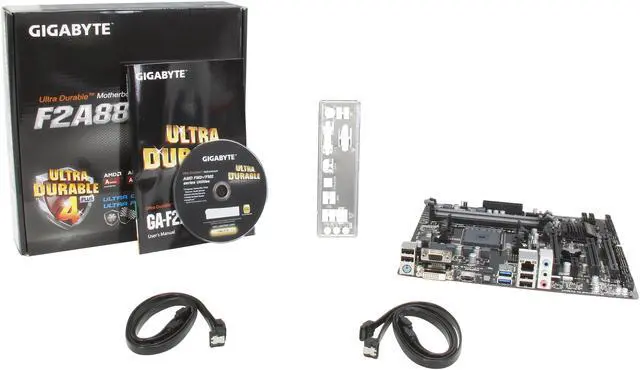 Alt view image 6 of 5 - GIGABYTE GA-F2A88XM-D3H FM2+ / FM2 AMD A88X (Bolton D4) USB 3.0 HDMI Micro ATX AMD Motherboard
