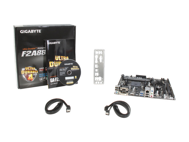 thumbnail image 2 of GIGABYTE GA-F2A88XM-DS2 Motherboard – AMD FM2+/FM2, Micro ATX, DDR3 2 of 3