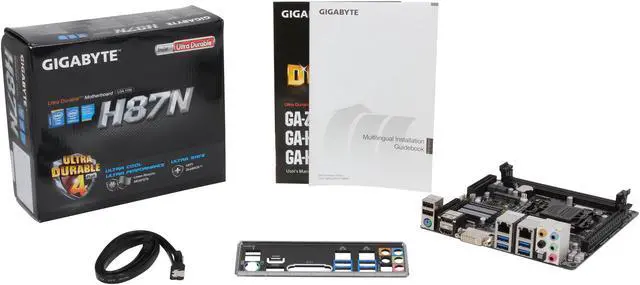Alt view image 5 of 5 - GIGABYTE GA-H87N LGA 1150 Intel H87 HDMI USB 3.0 Mini ITX Intel Motherboard