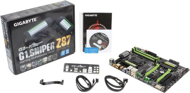 Alt view image 5 of 5 - GIGABYTE G1 Gaming G1.Sniper Z87 LGA 1150 Intel Z87 HDMI USB 3.0 ATX Intel Motherboard