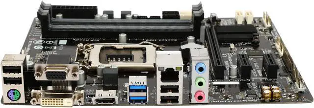 Alt view image 2 of 5 - GIGABYTE GA-B85M-DS3H (rev. 3.0) LGA 1150 Intel B85 HDMI USB 3.0 Micro ATX Intel Motherboard